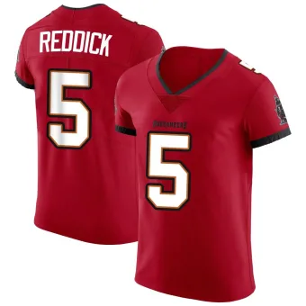 Men's Elite Tampa Bay Buccaneers NO.5 Haason Reddick Vapor Jersey - Red