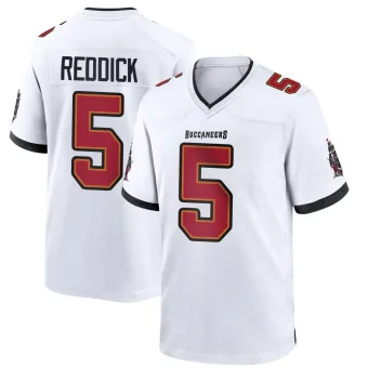 Men's Game Tampa Bay Buccaneers NO.5 Haason Reddick Jersey - White