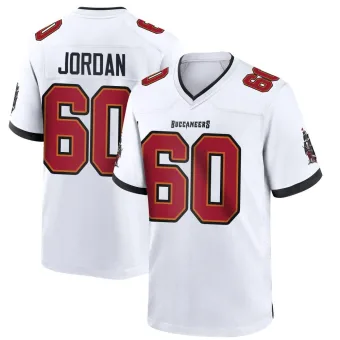 Men's Game Tampa Bay Buccaneers NO.60 Mike Jordan Jersey - White