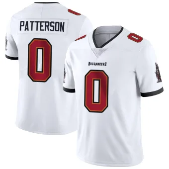 Men's Limited Tampa Bay Buccaneers NO.0 Dean Patterson Vapor Untouchable Jersey - White