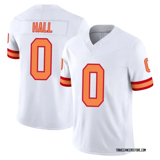 Men's Limited Tampa Bay Buccaneers NO.0 Kemon Hall '76 Vapor F.U.S.E. Jersey - White