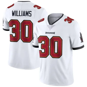 Men's Limited Tampa Bay Buccaneers NO.30 D.J. Williams Vapor Untouchable Jersey - White