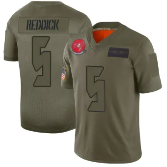 Men's Limited Tampa Bay Buccaneers NO.5 Haason Reddick 2019 Salute to Service Jersey - Camo