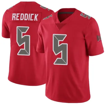 Men's Limited Tampa Bay Buccaneers NO.5 Haason Reddick Color Rush Jersey - Red