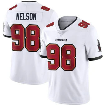 Men's Limited Tampa Bay Buccaneers NO.98 Anthony Nelson Vapor Untouchable Jersey - White