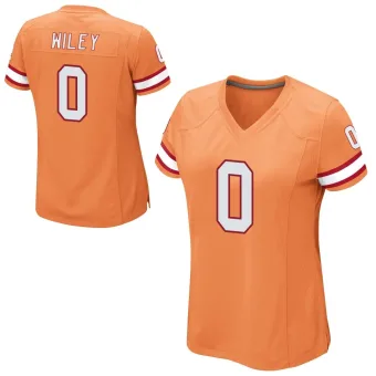 Women's Game Tampa Bay Buccaneers NO.0 Michael Wiley Alternate Jersey - Orange