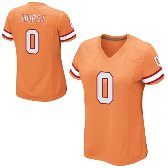 Women's Game Tampa Bay Buccaneers NO.0 Ted Hurst Alternate Jersey - Orange