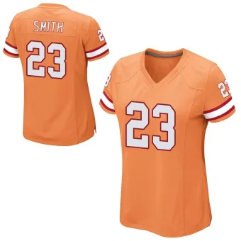 Women's Game Tampa Bay Buccaneers NO.23 Tykee Smith Alternate Jersey - Orange