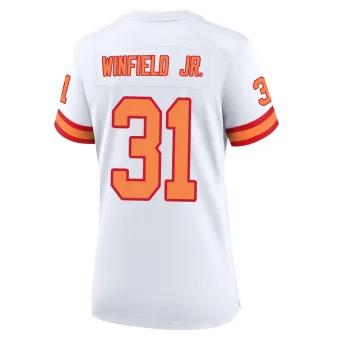 Women's Game Tampa Bay Buccaneers NO.31 Antoine Winfield Jr. '76 50th Season Jersey - White