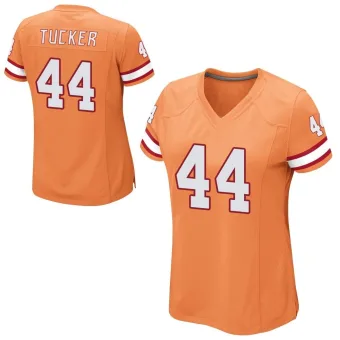 Women's Game Tampa Bay Buccaneers NO.44 Sean Tucker Alternate Jersey - Orange