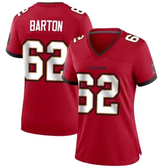 Women's Game Tampa Bay Buccaneers NO.62 Graham Barton Team Color Jersey - Red