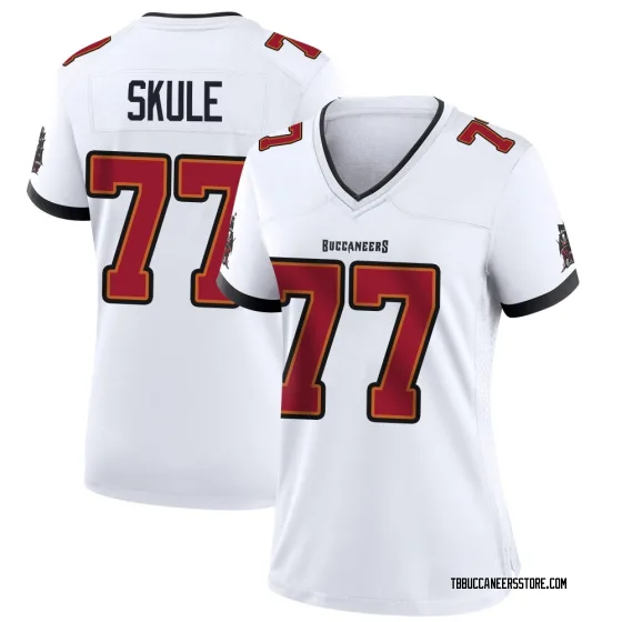 Women's Game Tampa Bay Buccaneers NO.77 Justin Skule Jersey - White