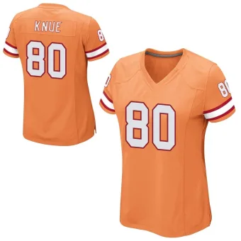 Women's Game Tampa Bay Buccaneers NO.80 Tanner Knue Alternate Jersey - Orange