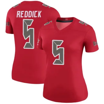 Women's Legend Tampa Bay Buccaneers NO.5 Haason Reddick Color Rush Jersey - Red