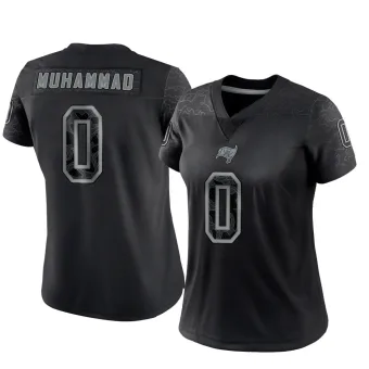 Women's Limited Tampa Bay Buccaneers NO.0 Al-Quadin Muhammad Reflective Jersey - Black