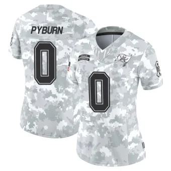 Women's Limited Tampa Bay Buccaneers NO.0 Jack Pyburn 2024 Salute to Service Jersey - Arctic Camo