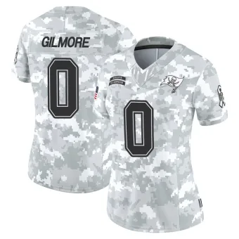 Women's Limited Tampa Bay Buccaneers NO.0 Jy Gilmore 2024 Salute to Service Jersey - Arctic Camo