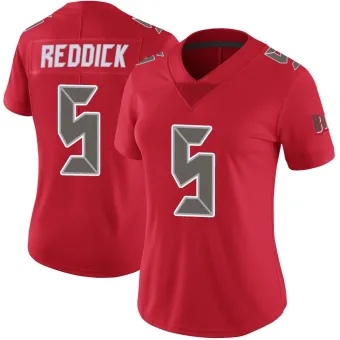 Women's Limited Tampa Bay Buccaneers NO.5 Haason Reddick Color Rush Jersey - Red