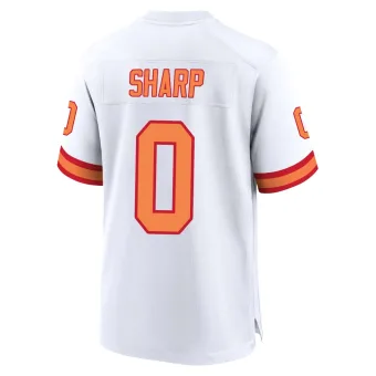 Youth Game Tampa Bay Buccaneers NO.0 Bauer Sharp '76 Jersey - White