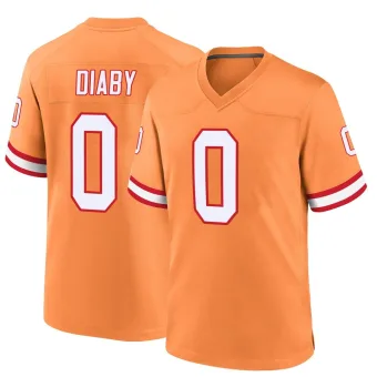 Youth Game Tampa Bay Buccaneers NO.0 Yaya Diaby Throwback Jersey - Orange
