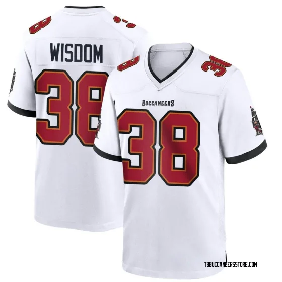 Youth Game Tampa Bay Buccaneers NO.38 Rashad Wisdom Jersey - White