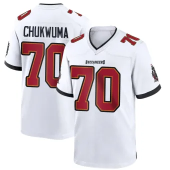 Youth Game Tampa Bay Buccaneers NO.70 Benjamin Chukwuma Jersey - White