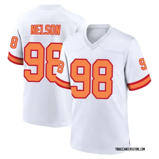 Youth Game Tampa Bay Buccaneers NO.98 Anthony Nelson '76 Jersey - White