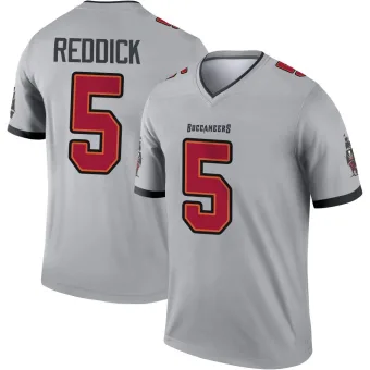 Youth Legend Tampa Bay Buccaneers NO.5 Haason Reddick Inverted Jersey - Gray