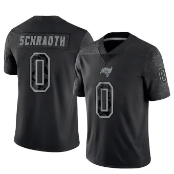 Youth Limited Tampa Bay Buccaneers NO.0 Billy Schrauth Reflective Jersey - Black