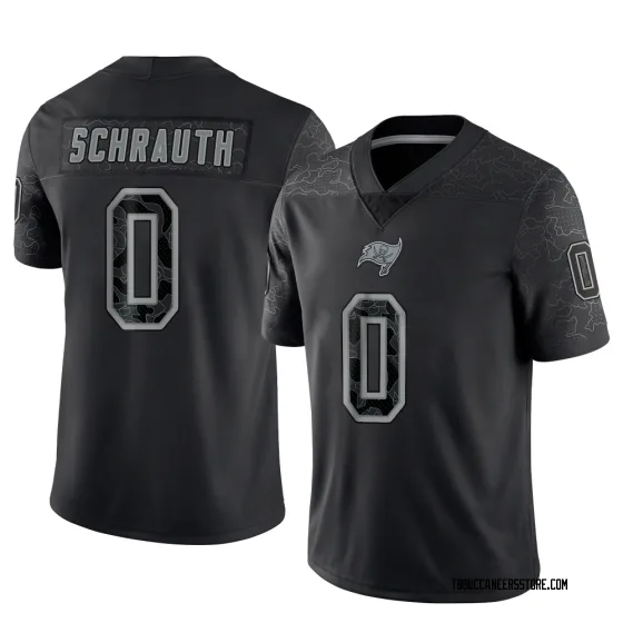 Youth Limited Tampa Bay Buccaneers NO.0 Billy Schrauth Reflective Jersey - Black