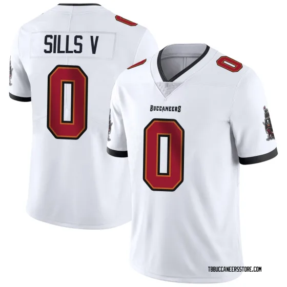 Youth Limited Tampa Bay Buccaneers NO.0 David Sills V Vapor Untouchable Jersey - White