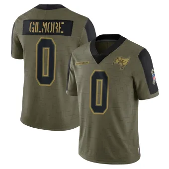 Youth Limited Tampa Bay Buccaneers NO.0 Jy Gilmore 2021 Salute To Service Jersey - Olive
