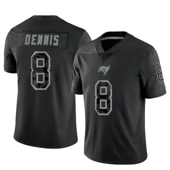 Youth Limited Tampa Bay Buccaneers NO.8 SirVocea Dennis Reflective Jersey - Black